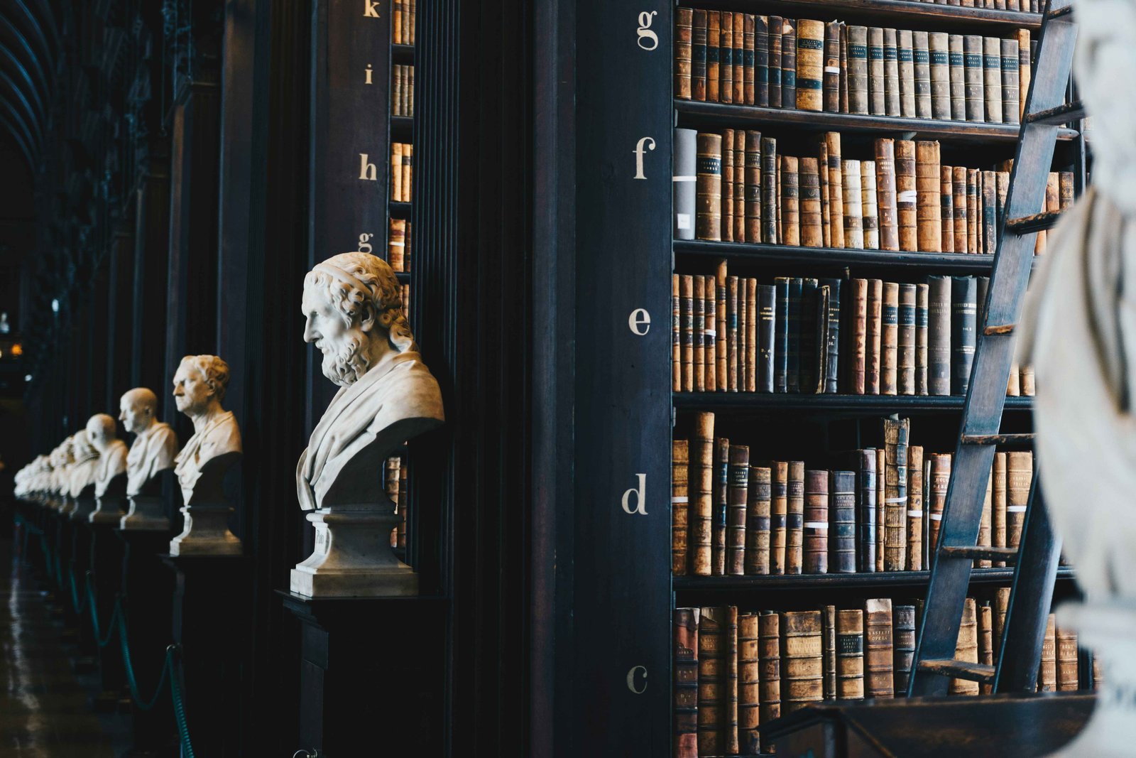 Law library with reference books